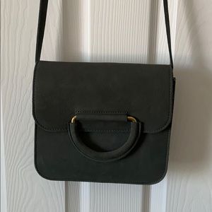 Madewell Holland Shoulder Bag in Nubuck Leather
